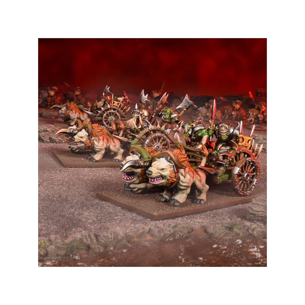 Kings of War - Orc Chariots / Fight Wagons