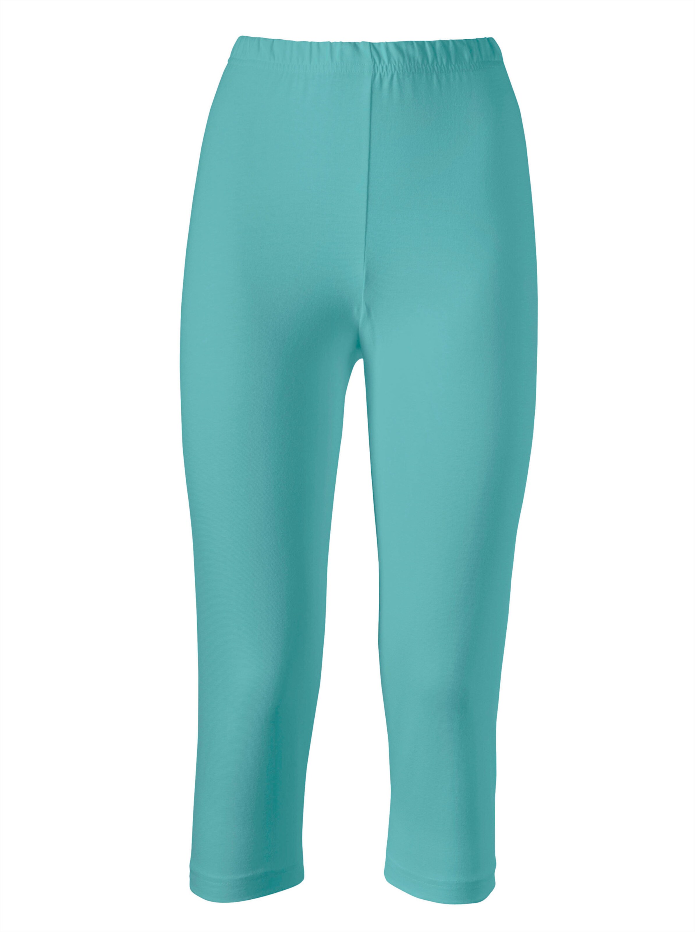 Capri-Leggings in türkis