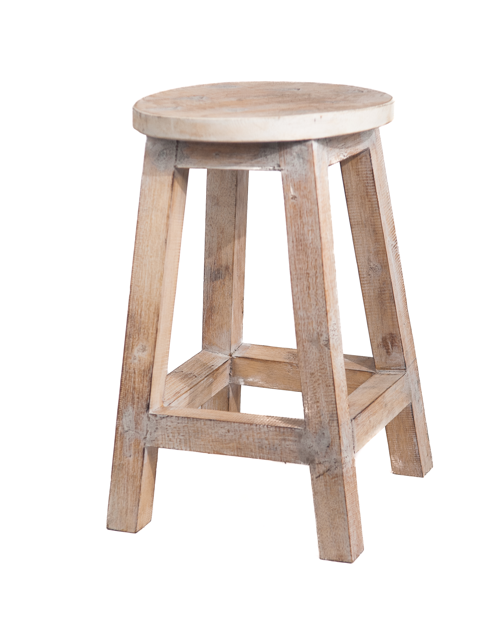 Houten krukje naturel #1