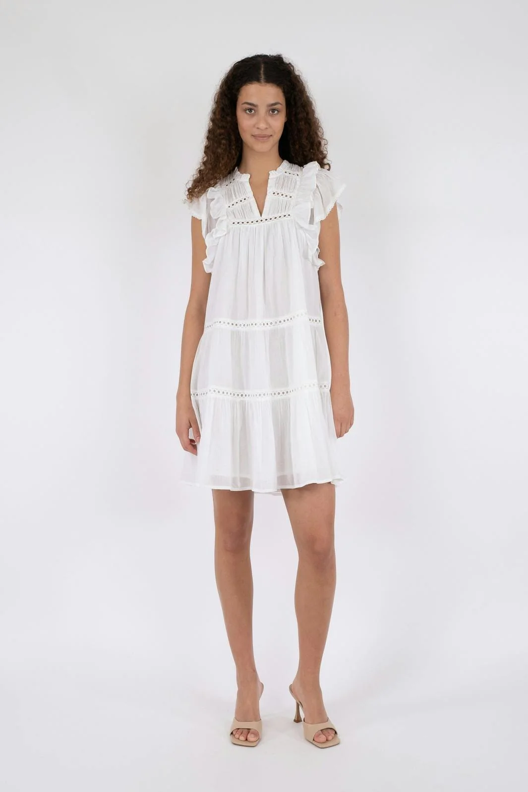 Neo Noir Jamma S Voile Dress white