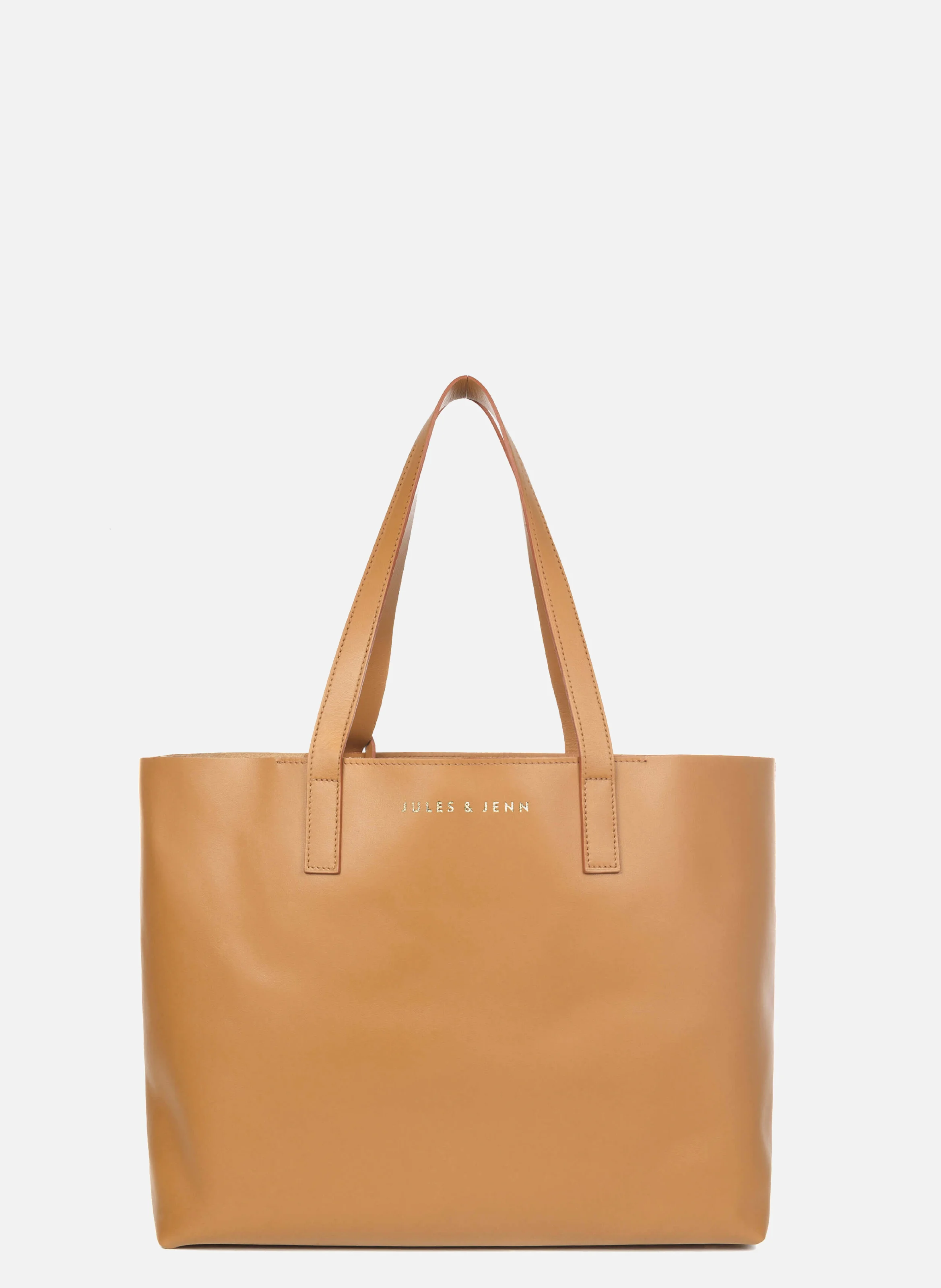 Sac cabas cuir lisse | Marron