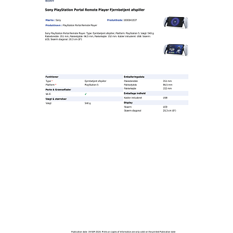 PlayStation Portal Remote Player