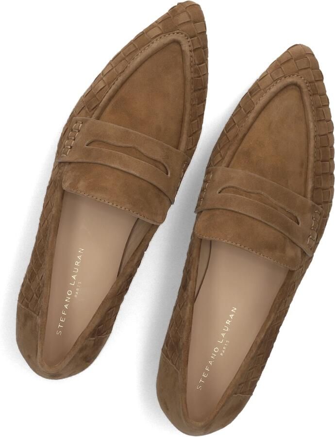 STEFANO LAURAN Loafers Dames St2656 Maat: 41 Materiaal: Suède Kleur: Camel