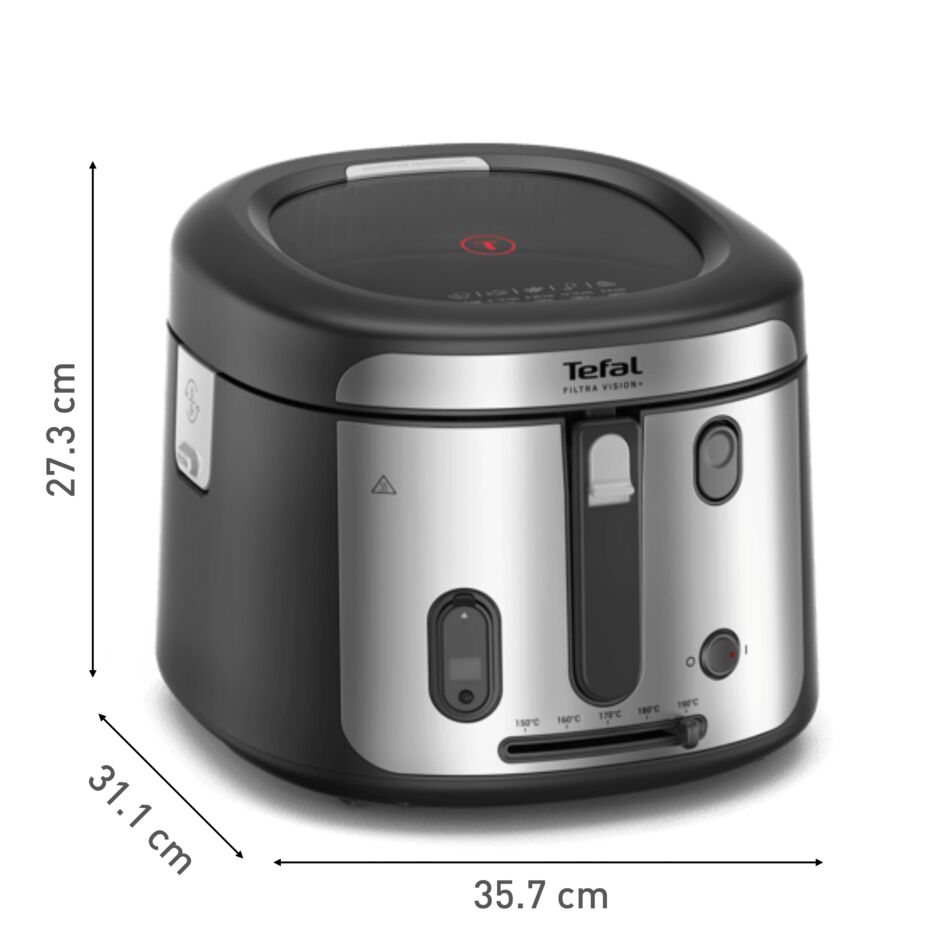 Filtra Vision+ FF2588 2,1L friteuse met kijkvenster en timer