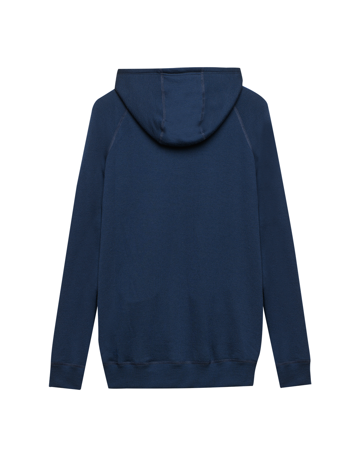 Vest met capuchon van merinowol terry voor heren