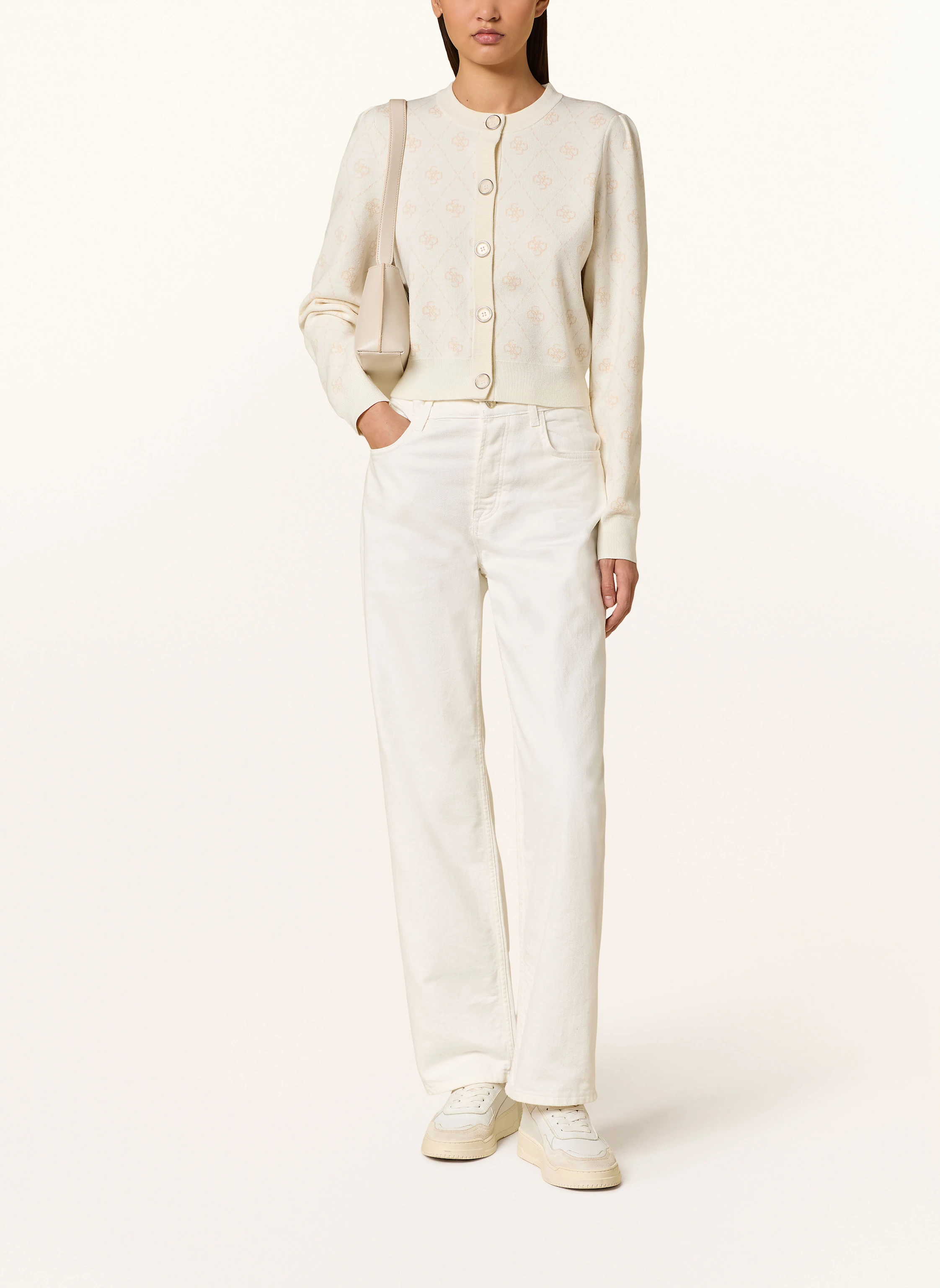 GUESS Cropped-Strickjacke SARAH