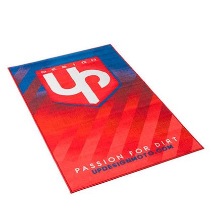Tapis environnemental UP Design (dim. : 1m x 1m60) Universel - Rouge / Bleu
