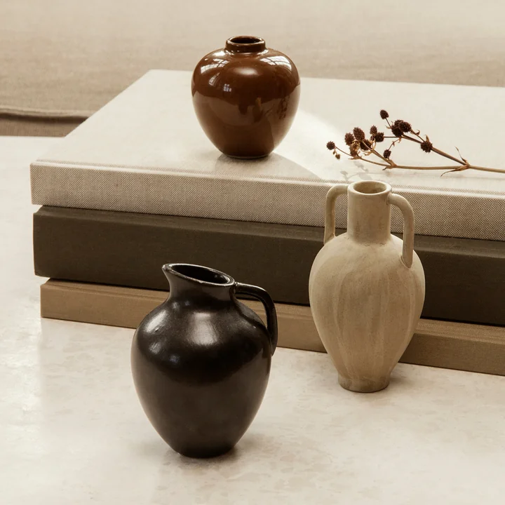 Ferm Living - Ary Mini Vase, H 11,5 cm, sand