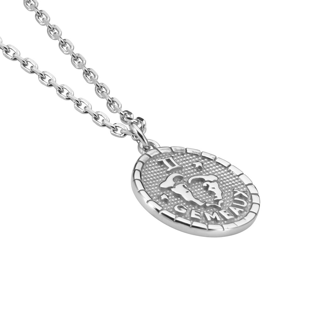 Collier Argent Blanc Hosni