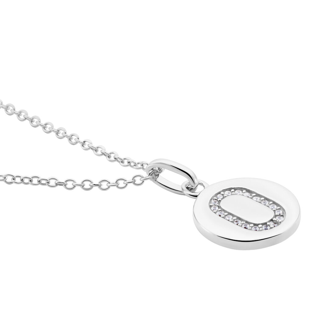 Collier Argent Eugenien Oxydes De Zirconium