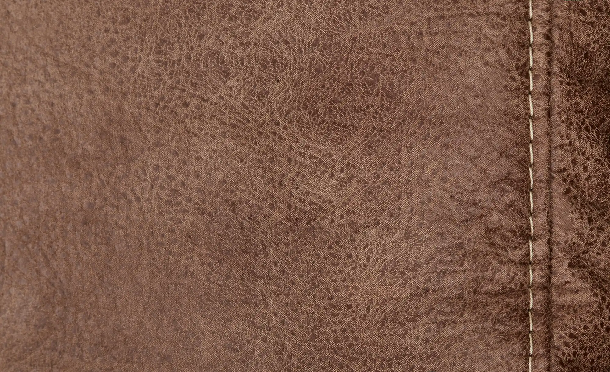 bobb Big Sofa cognac - Microfaser Caro