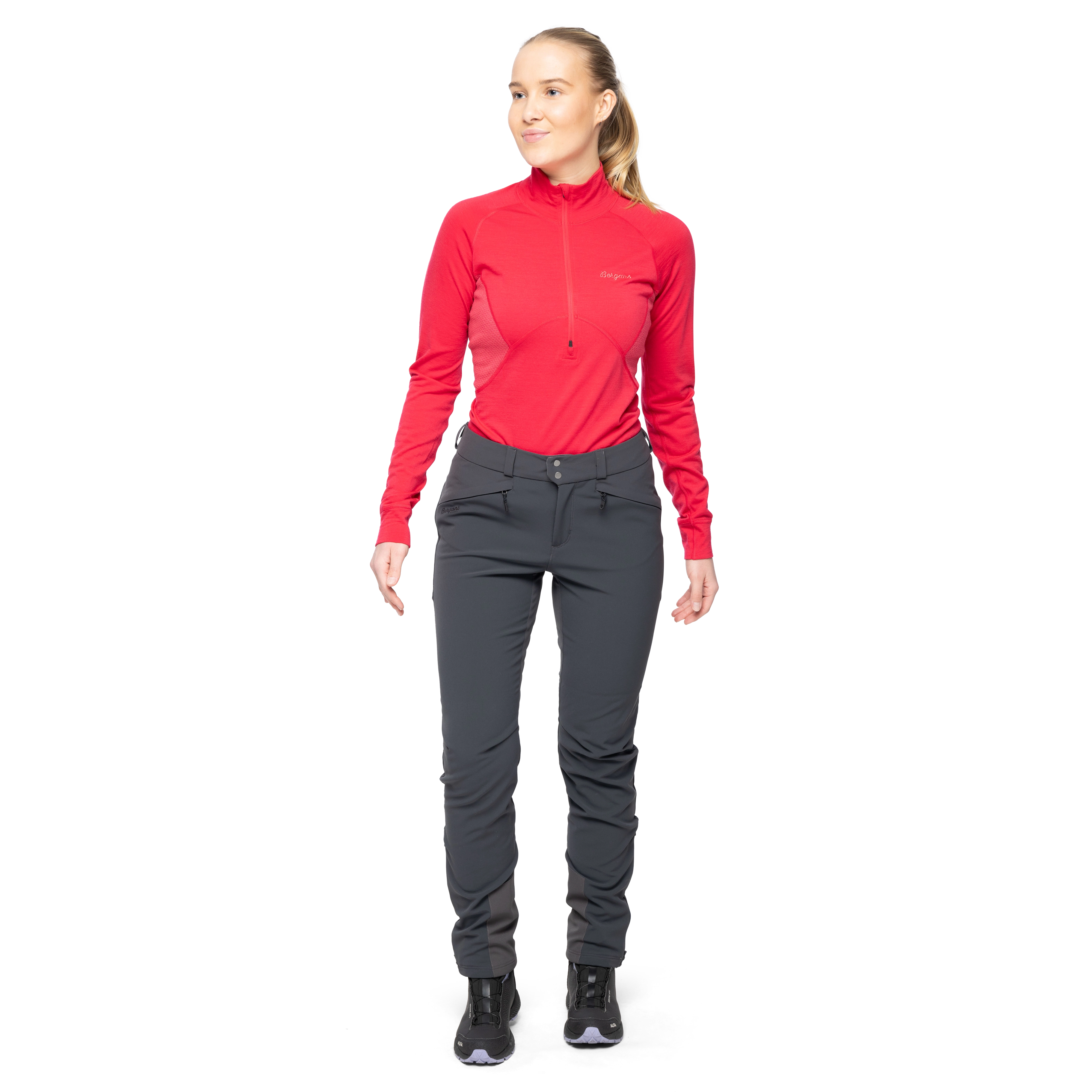 Istjern Warm Flex W Pant Solid Charcoal