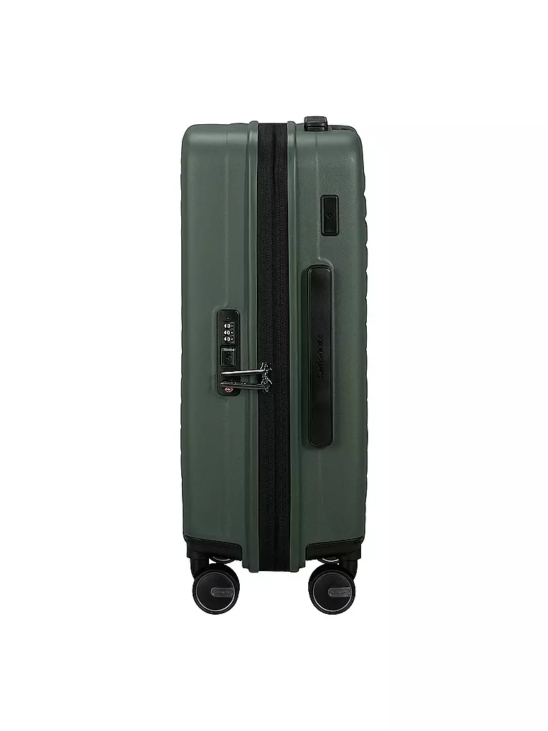 SAMSONITE Trolley RESTACKED SPINNER 55cm erweiterbar sage dunkelgrün