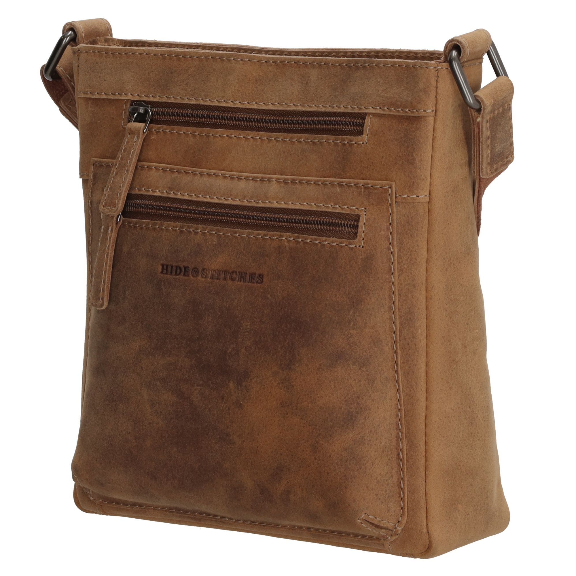 Hide & Stitches Idaho Schoudertas Bruin