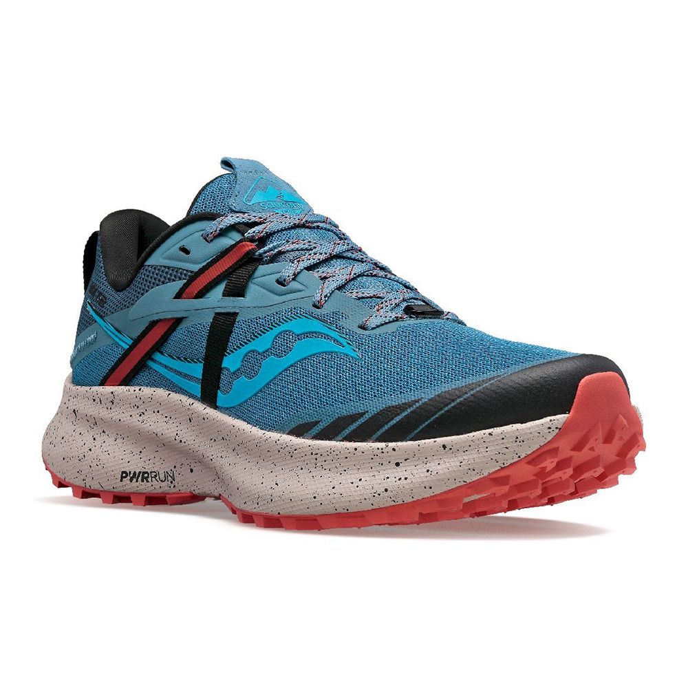 Saucony RIDE 15 TR - Chaussures trail Femme mist/ember