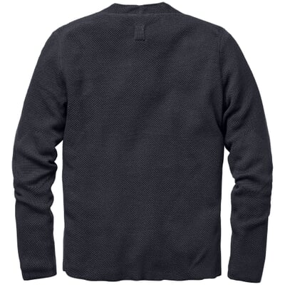 Herren-Strickpullover, Blauschwarz