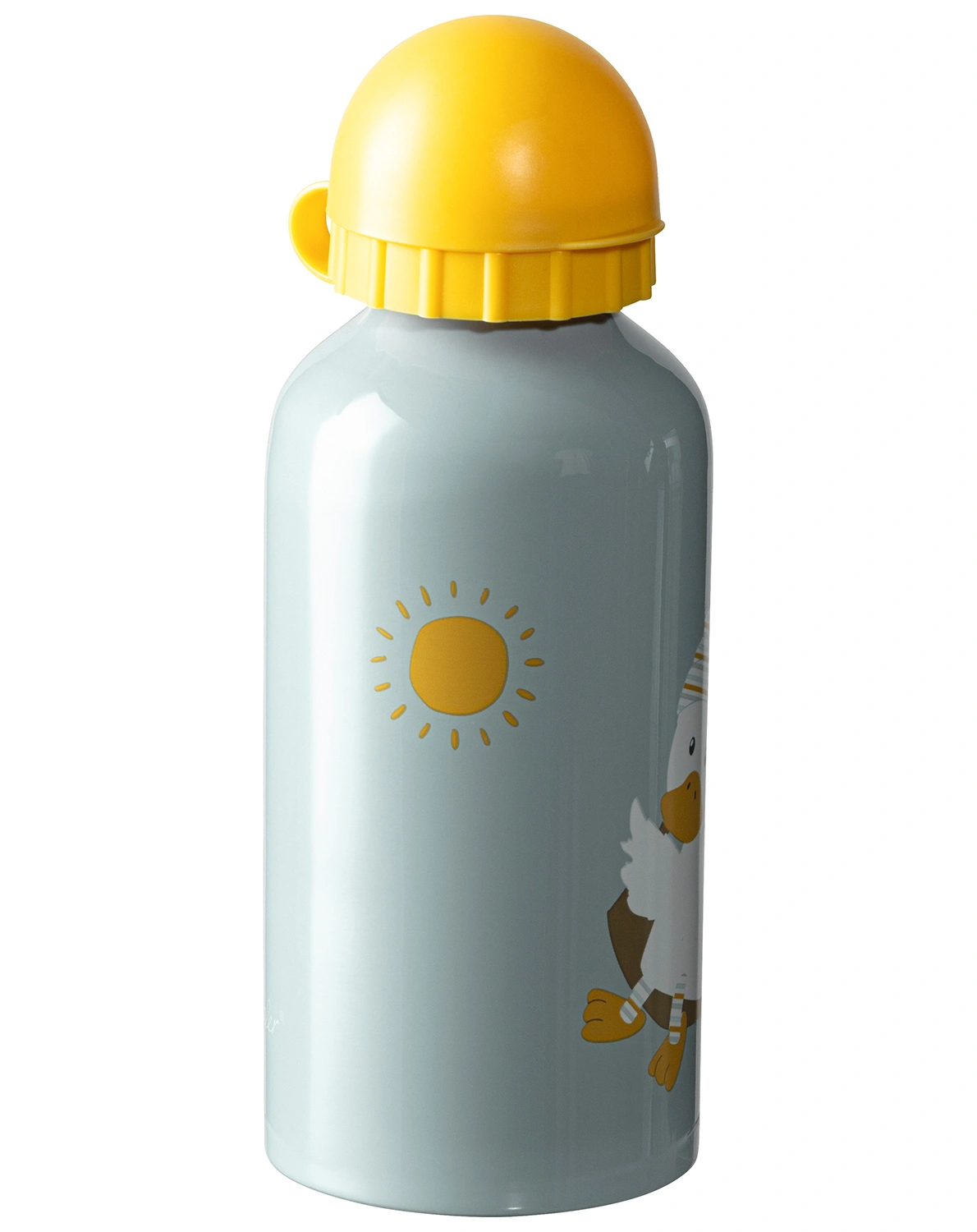 Trinkflasche EDDA ENTE in ecru/helltürkis