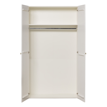 WOOOD Kledingkast Sipke wit 210x110x55 cm