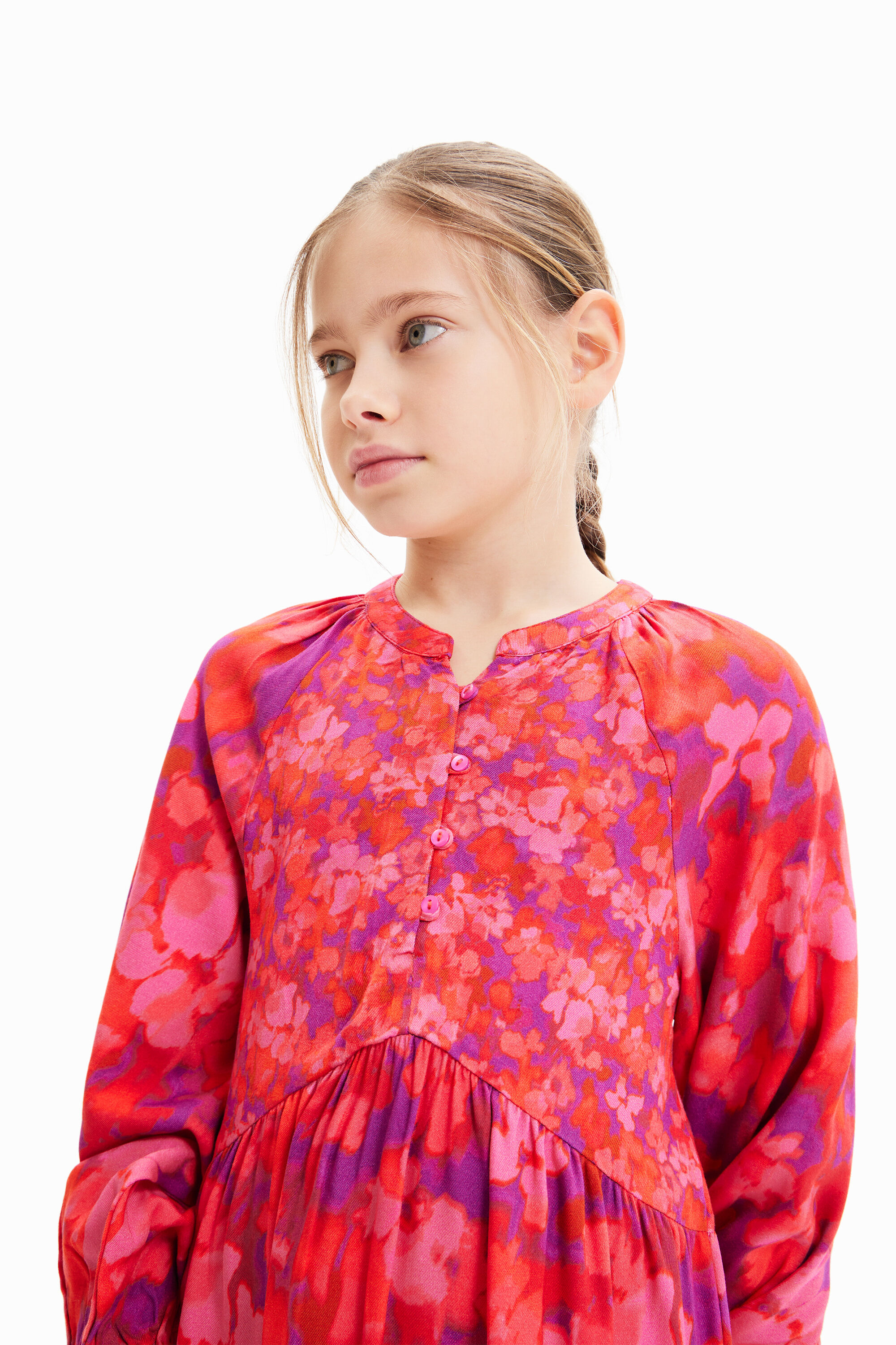 Vestido com estampa floral