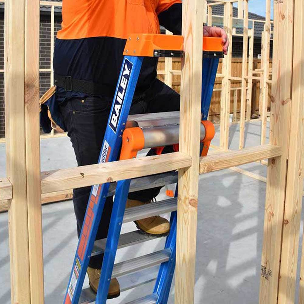 BAILEY 1.8m SLS 3-in-1 150kg Fibreglass Ladder FS13884