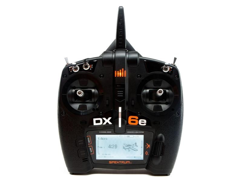 Spektrum Fernsteuerung DX6e DSMX 6-Kanal (nur Sender) 2.4-GHz Sender mit 6 Kanälen für Flugmodelle