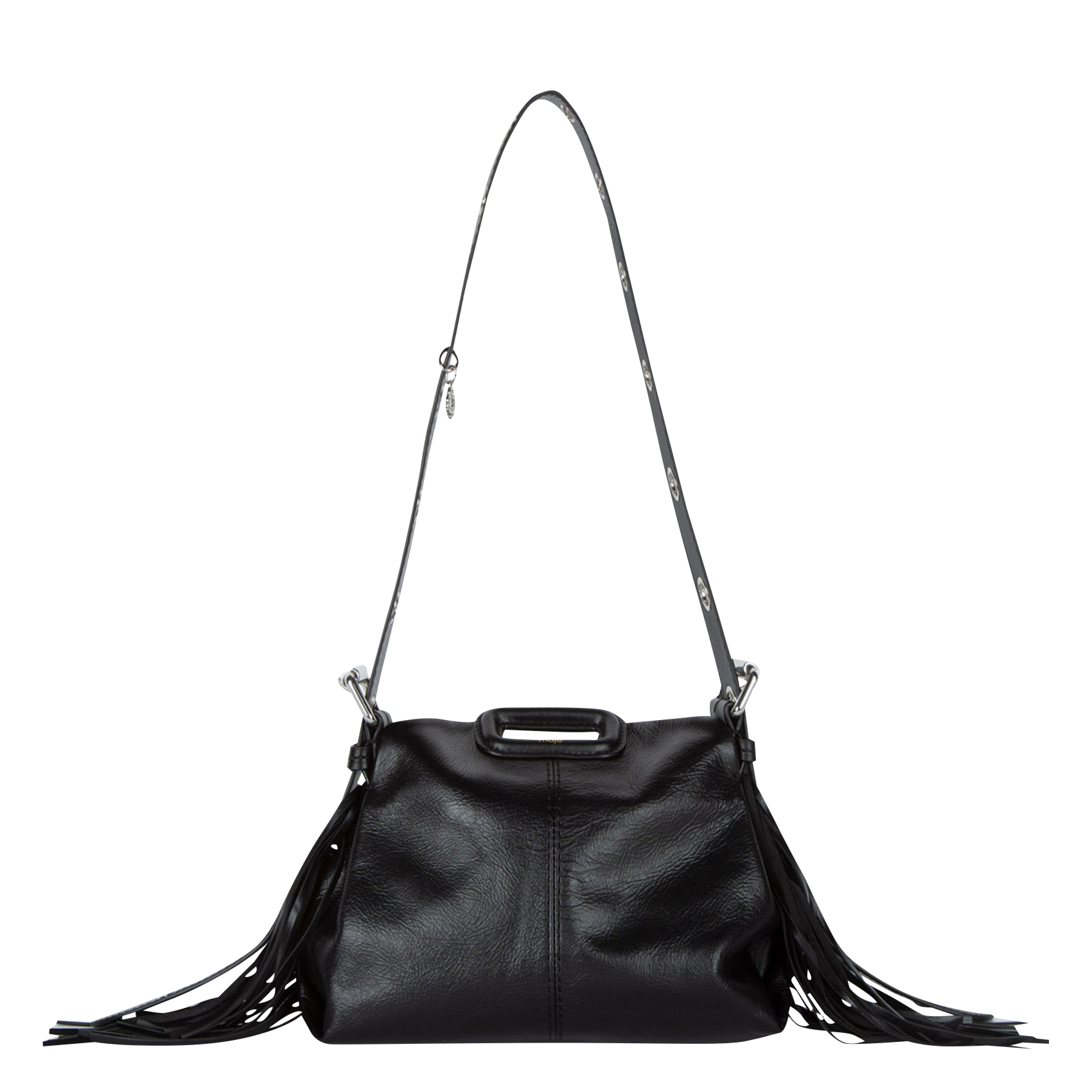 MISS M MINI - Sac épaule en cuir| Noir
