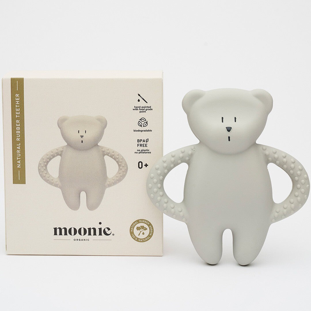 Moonie bijtring bear - gray natur