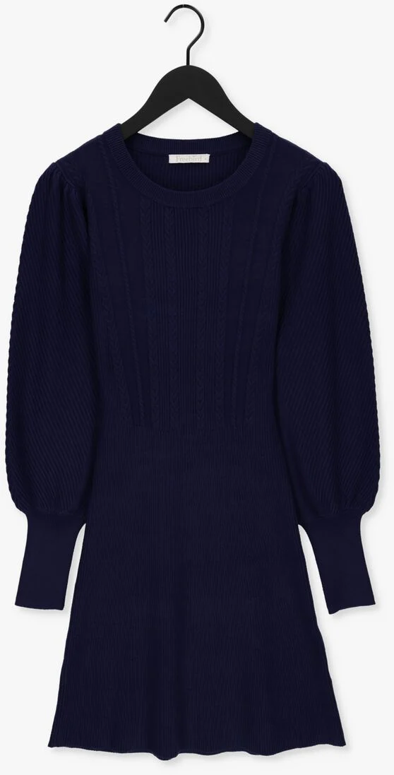 FREEBIRD blauwe freebird mini jurk colleen dress