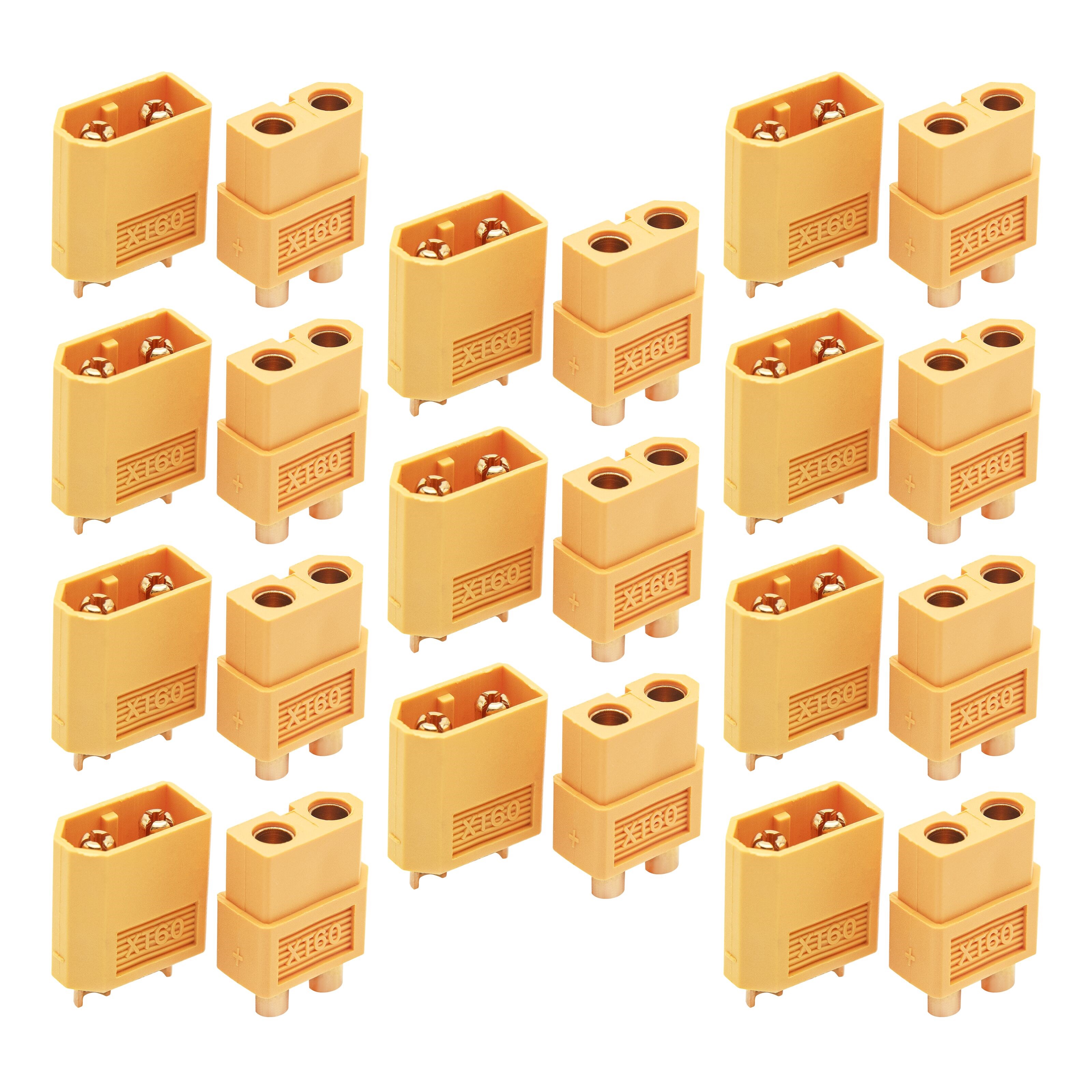 Luxorparts Kontaktsett XT60 med krympeslange - 10 par