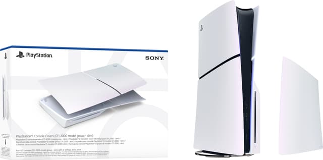 PS5 Slim Standard konsolcover (Perle)