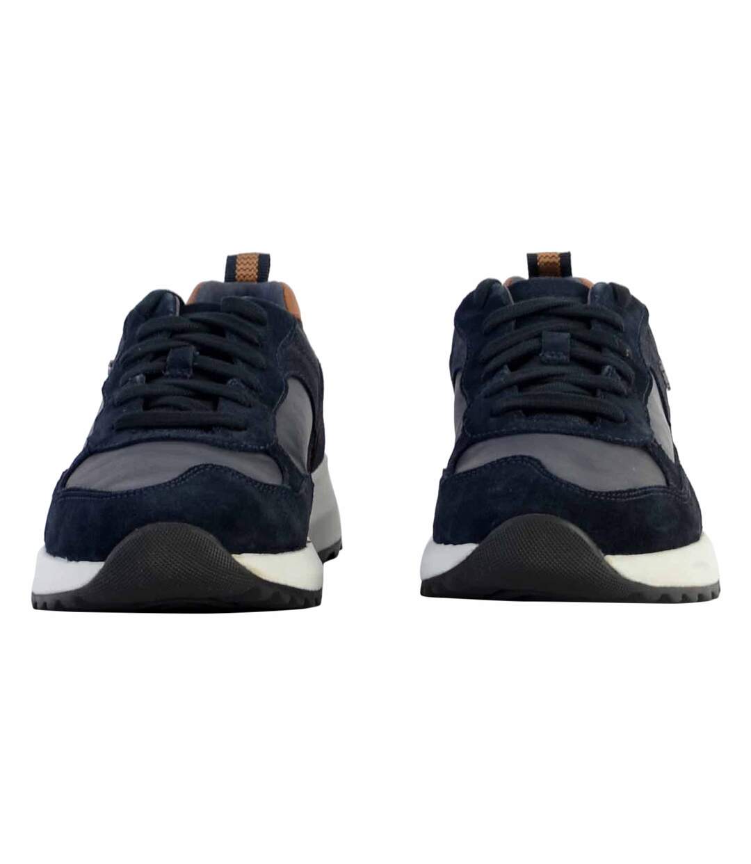 Basket Cuir Geox Titanio