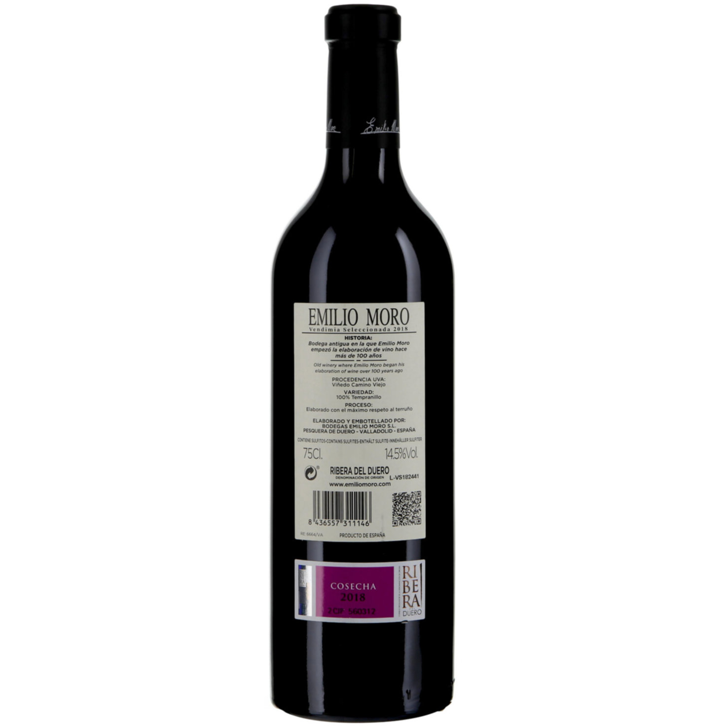 Ribera del Duero DO Vendimia Seleccionada Emilio Moro -75cl