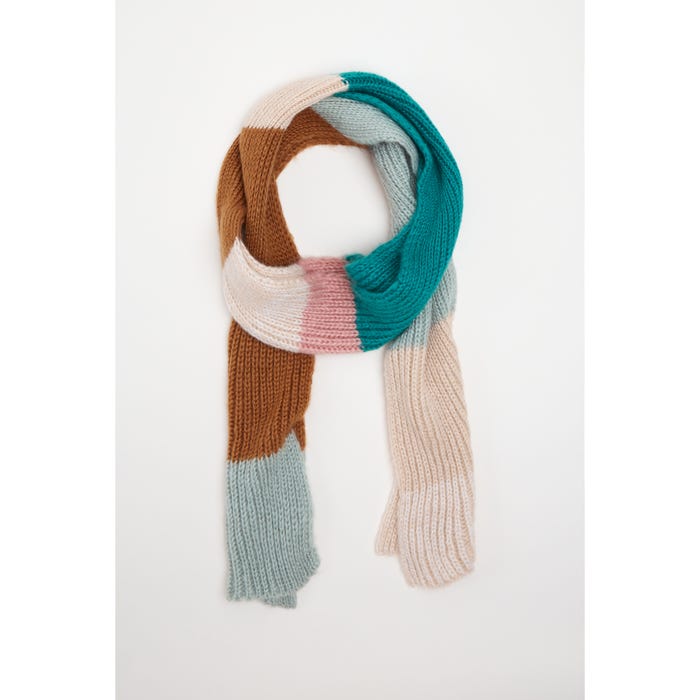 Veritas-Gestreepte sjaal colour block