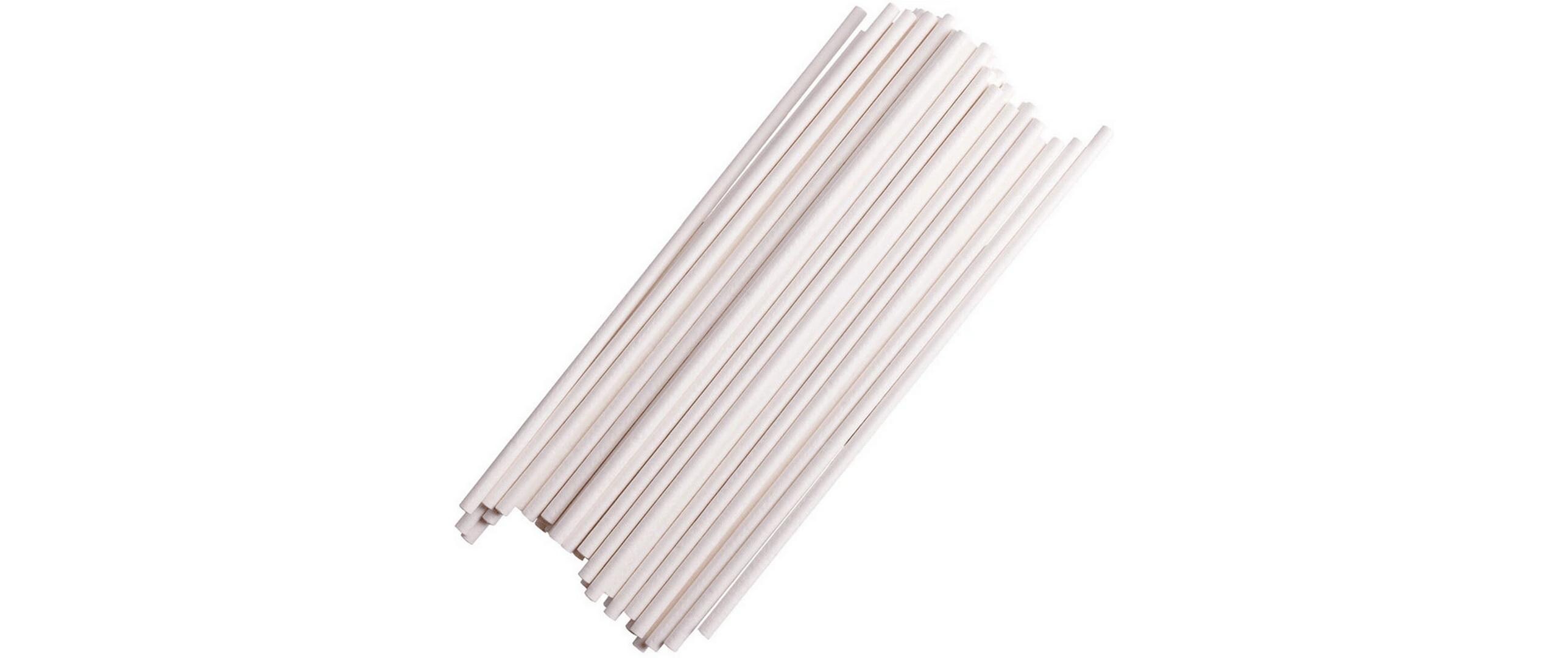Cake Pop Sticks 40 Stück, WeissKuchen-Pop Stiele
