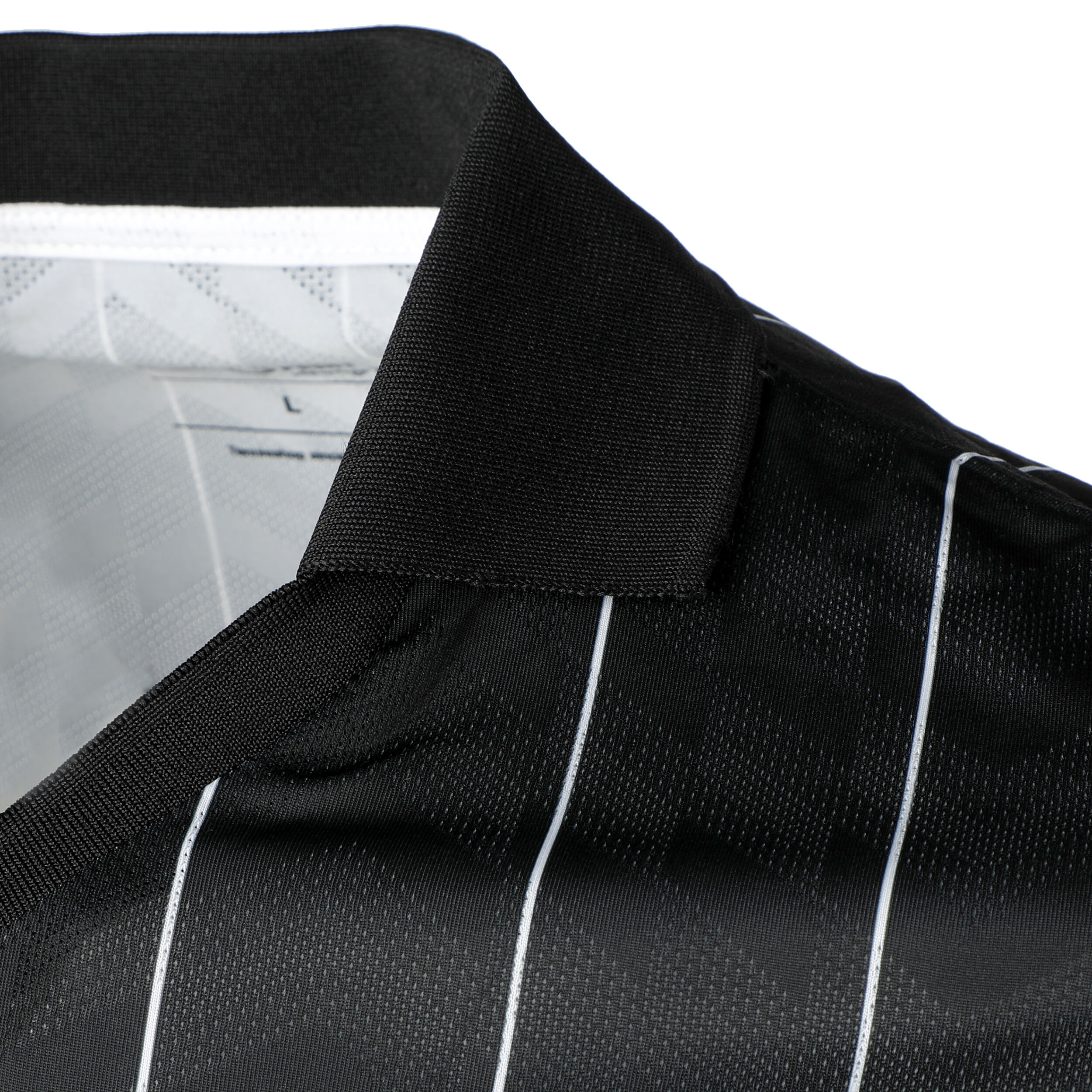 Tennis-Point Stripes Polo Edition Spéciale Hommes - Noir , Blanc