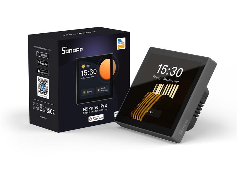 SONOFF Touchpanel NSPanel86PB, ZigBee, 230 V, Grau 3.95