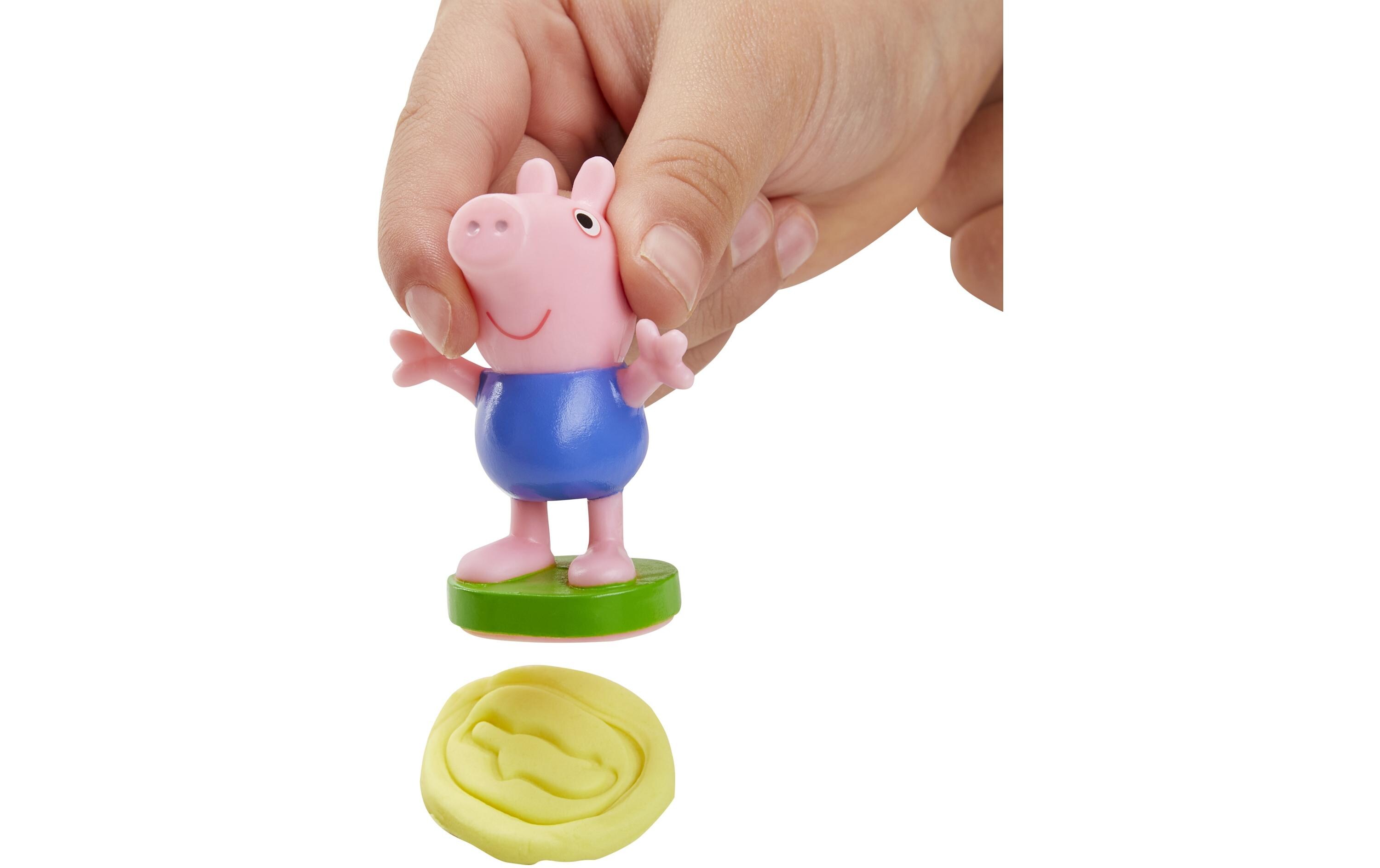 Knetspielzeug Peppa`s Ice Cream PlaysetPeppas Eiscreme-Spielset mit 5 Knetdosen