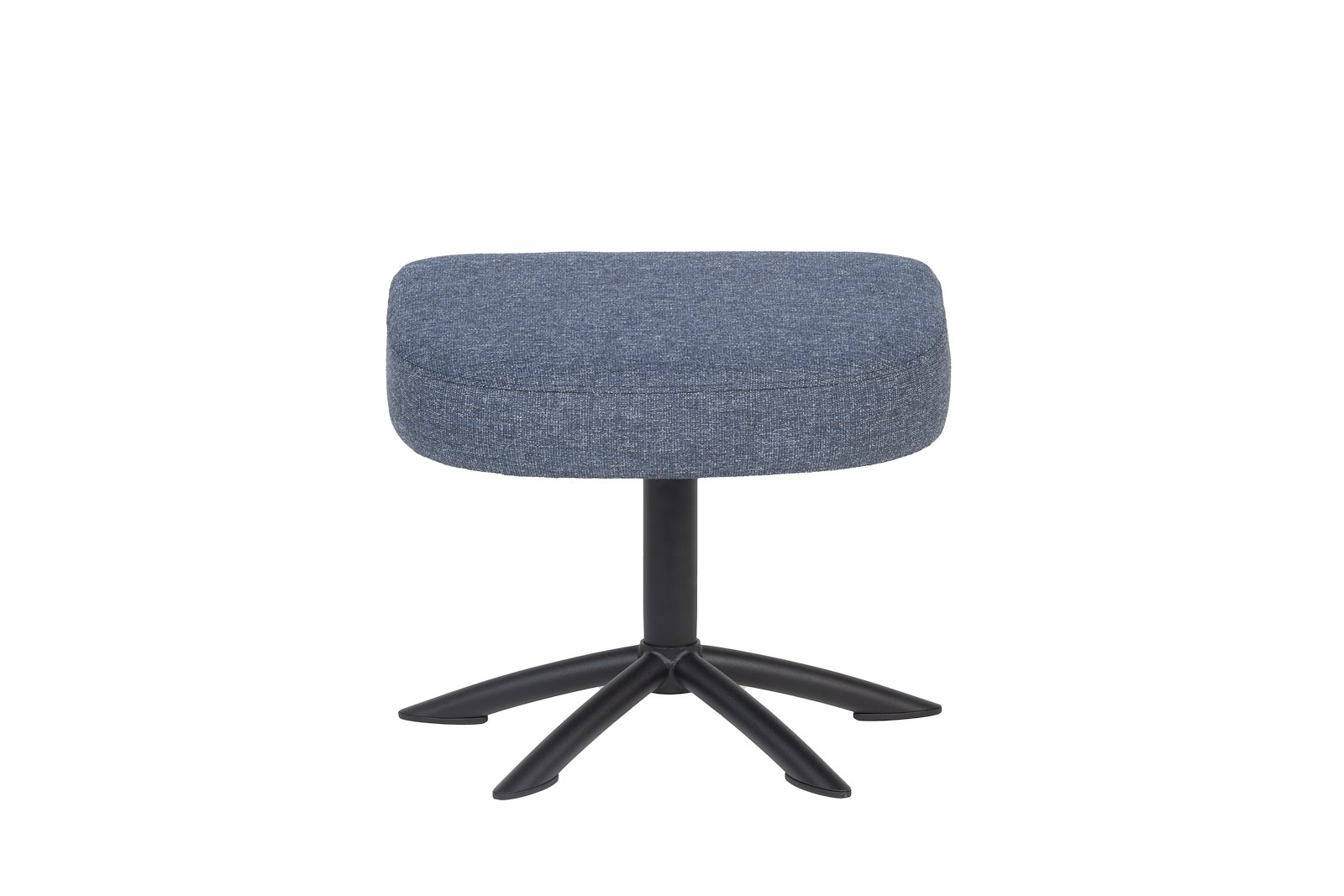 Sting krakk Tekstil Cabana Blue med sortlakkert S05 ben