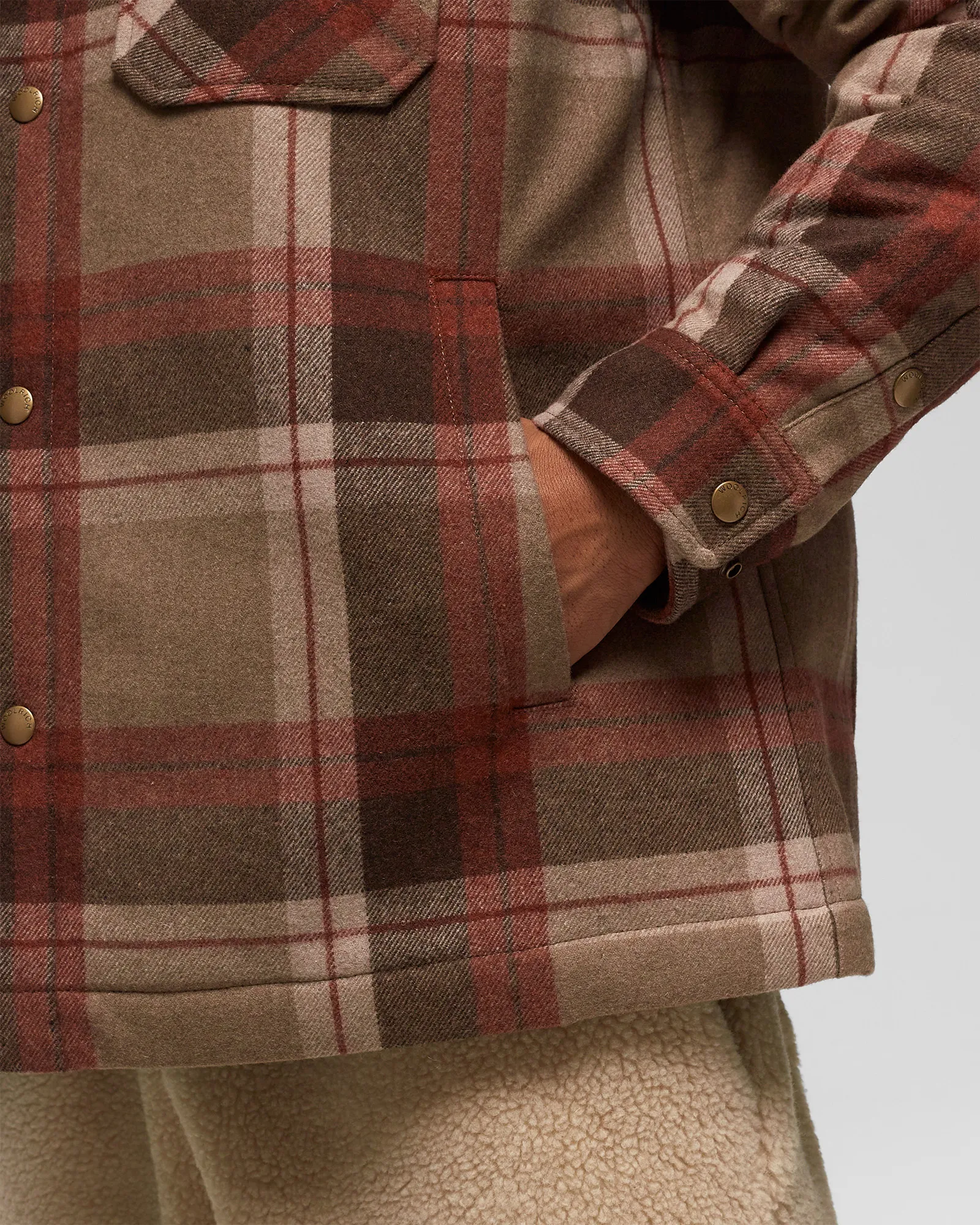 One of these Days One of These Days x Woolrich FLANNEL OVERSHIRT