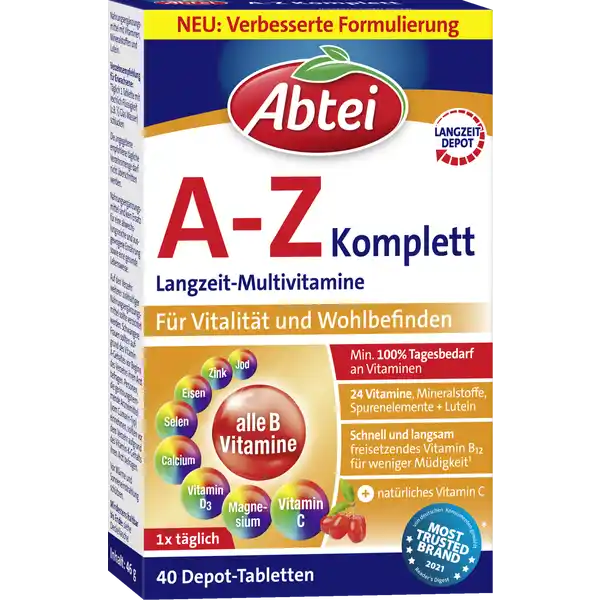 A-Z Komplett Langzeit-Multivitamine