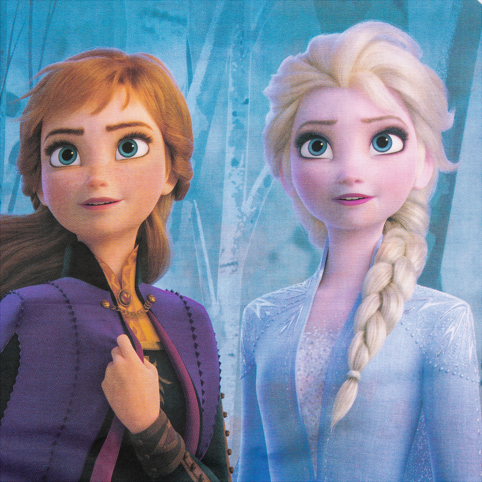 Bettwäsche Frozen mit Elsa, Anna und Olaf
