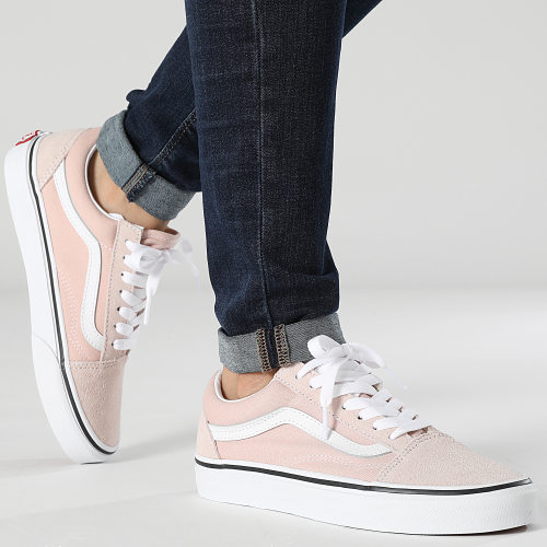 Baskets Femme Old Skool 5UFBQL1 Color Theory Rose Smoke