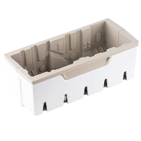 Moule 3D bûche village enneigé en silicone Silikomart