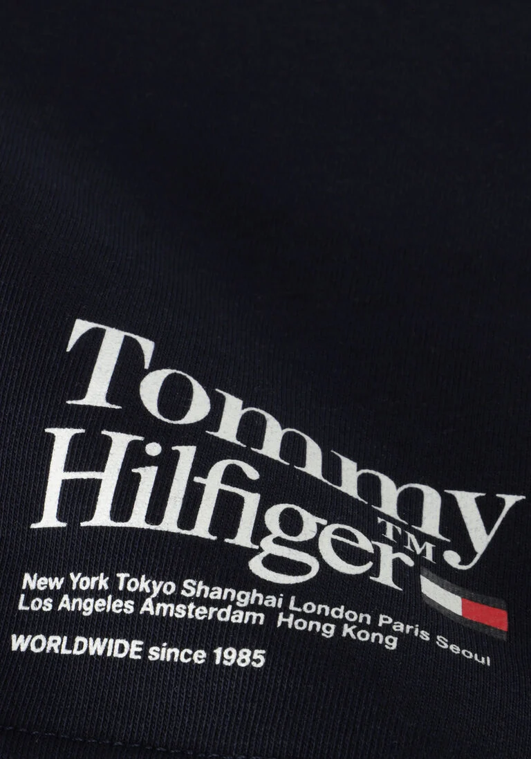 TOMMY HILFIGER donkerblauwe tommy hilfiger korte broek timeless tommy sweatshorts