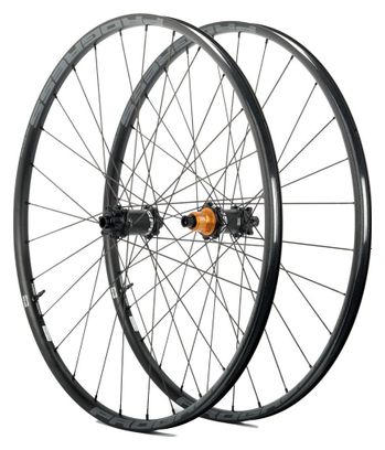 Paire de roues Progress DYN Ceramic Nitro 29” Gris | 15x100/12x142 mm | 6 Trous | Sram XD