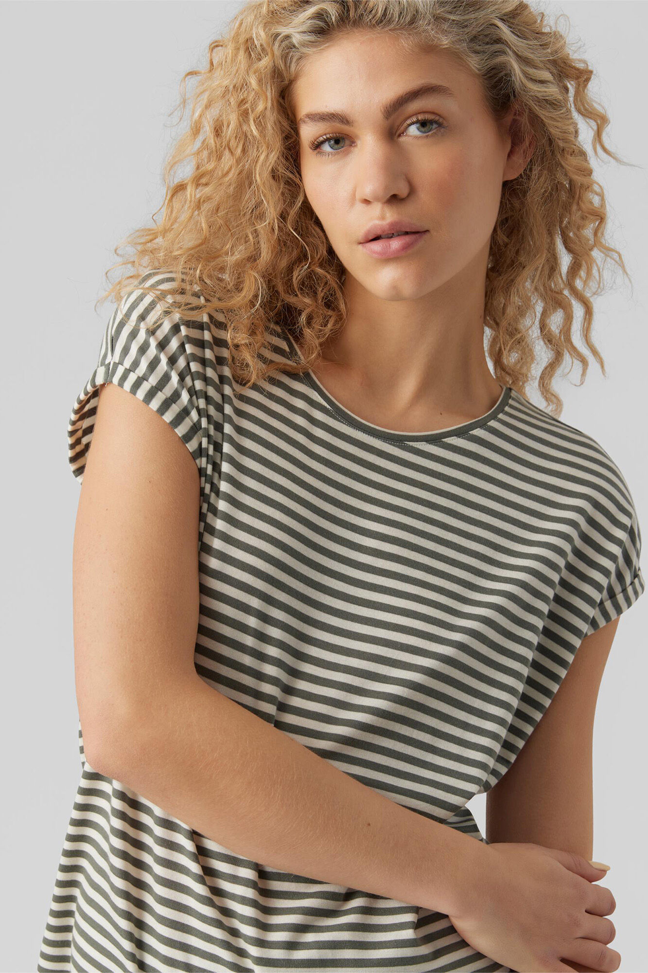 Camiseta básica de manga curta - Verde