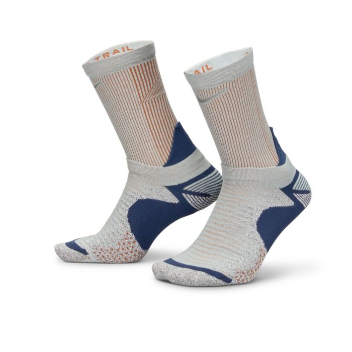 Nike Unisex Strømper Dri-FIT Trail Crew Socks Grå