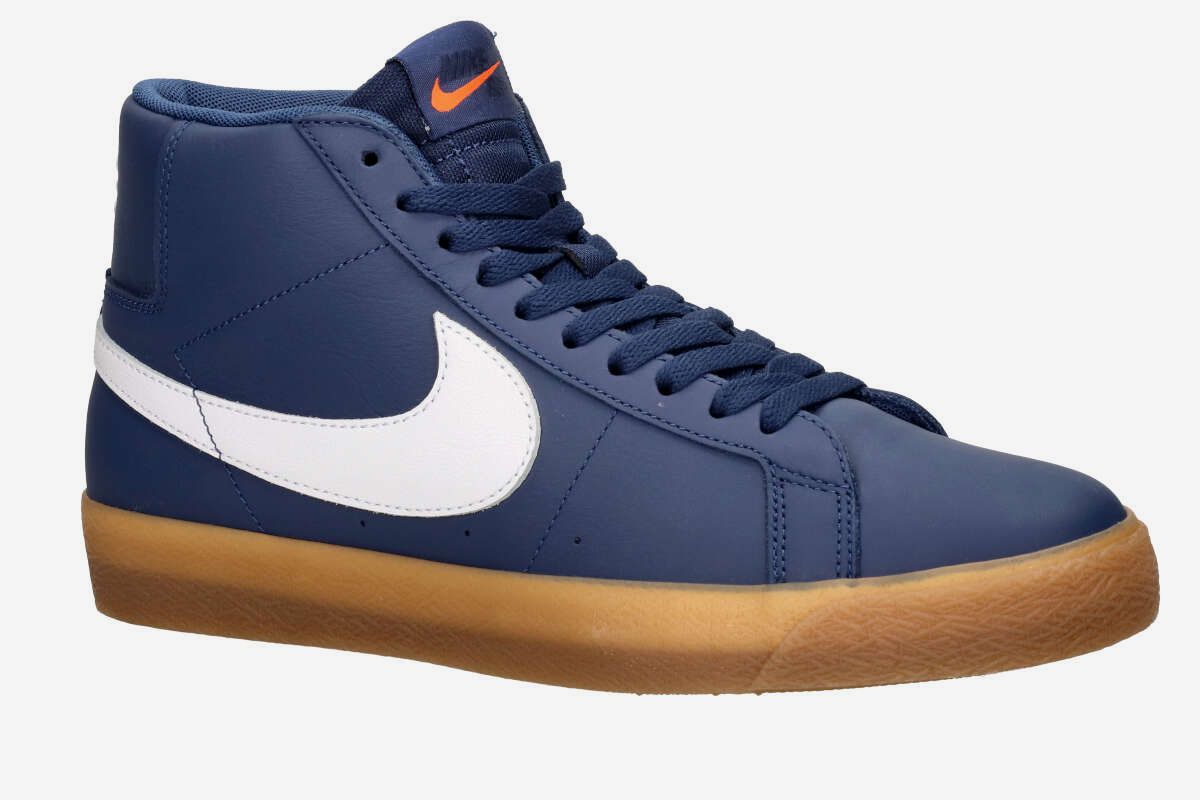 Nike SB Zoom Blazer Mid Schuh (navy white navy gum)