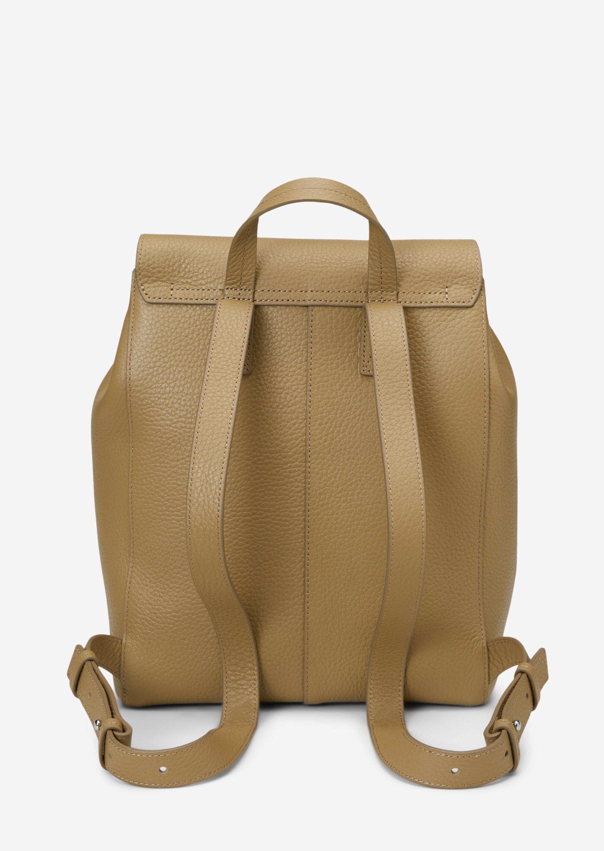 Rucksack aus genarbtem Rindleder
