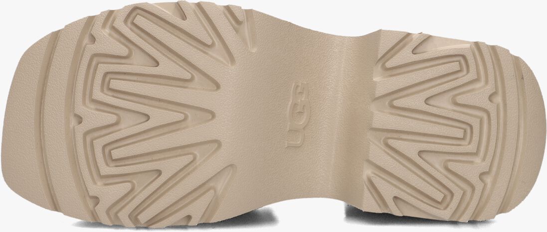 beige ugg sandalen met hak w new heights ankle strap